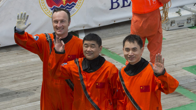 ESA and Chinese astronauts train together