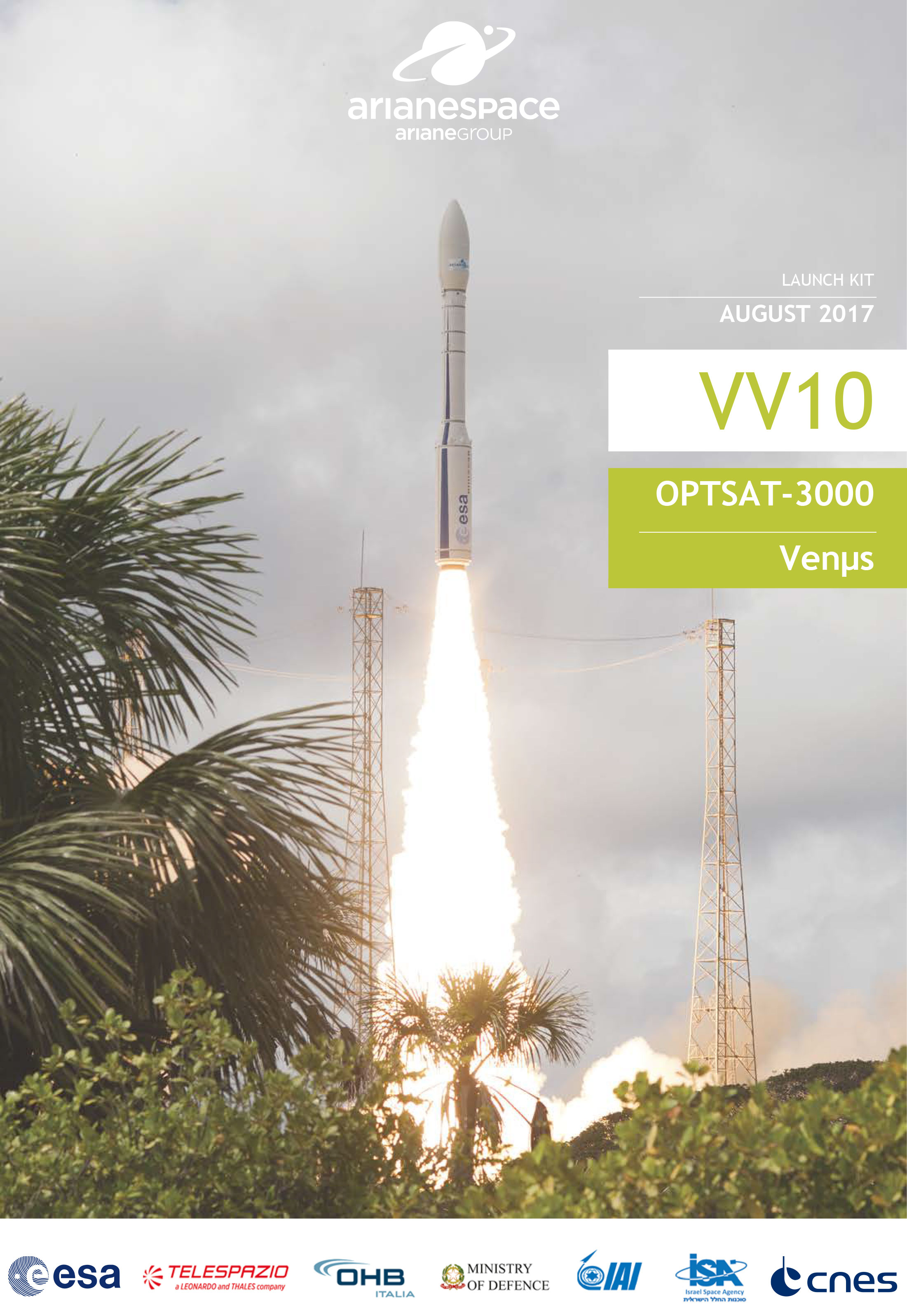 Vega Flight VV10 – Arianespace