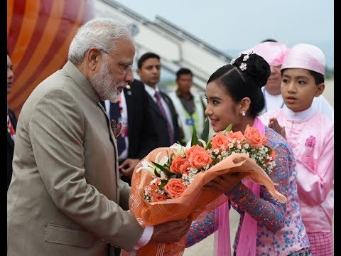 Ceremonial Welcome for PM Modi in Myanmar
