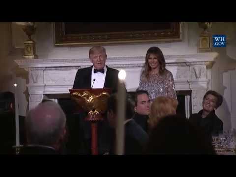President Trump and The First Lady Host the White House Historical Association Reception