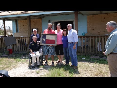 Vice President Pence and Mrs. Pence Meet with Hurricane Harvey Survivors and Volunteers
