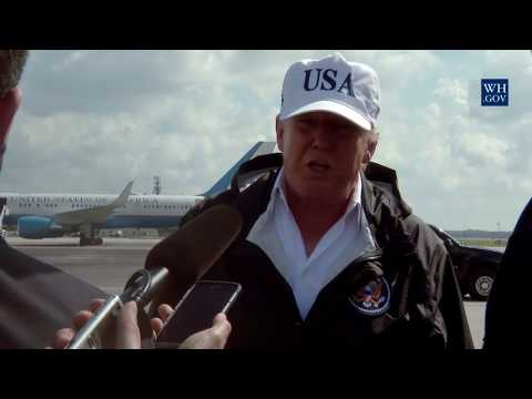 President Trump Delivers a Statement at Fort Myers, FL