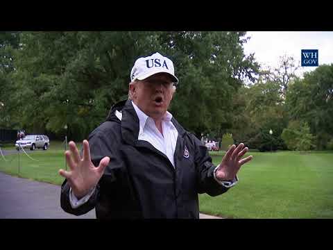 President Trump Delivers a Statement Upon Departure