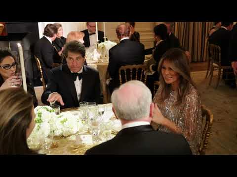 The First Lady Participates in a White House Historical Association Dinner