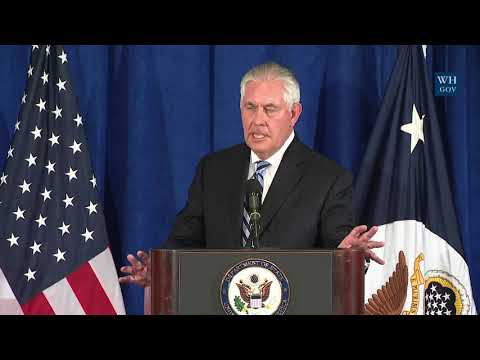 Press Briefing with Secretary of State Rex Tillerson