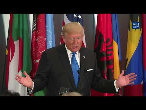 President Trump Attends a Luncheon Hosted by the Secretary General of the United Nations