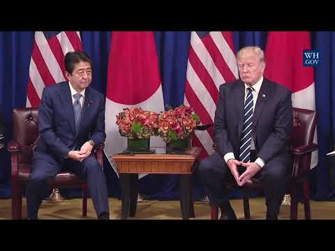 President Trump Participates in an Expanded Meeting with the Prime Minister of Japan