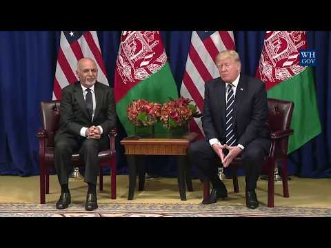 President Trump Participates in a Meeting with the President of Afghanistan