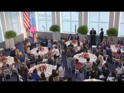 First Lady Melania Trump Hosts U.N. Luncheon