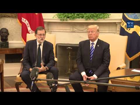 President Trump Meets with President Rajoy