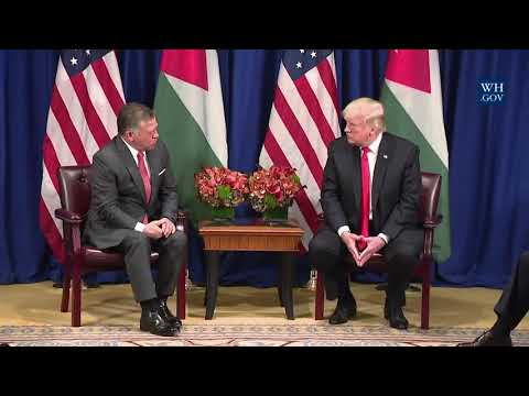 President Trump Participates in an Expanded Meeting with the King of Jordan