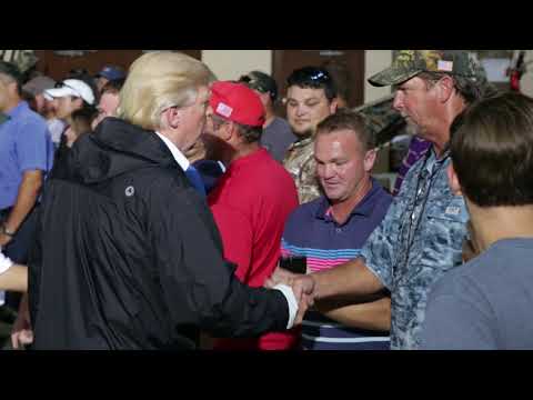 President Trump and First Lady Melania Trump in Louisiana