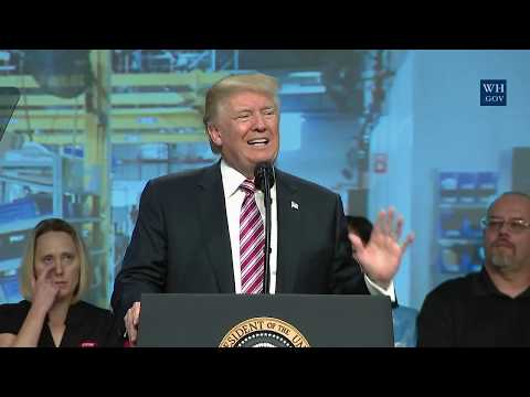 President Trump Gives Remarks to the National Association of Manufacturers