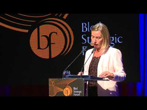 Federica Mogherini at the 2017 Bled Strategic Forum