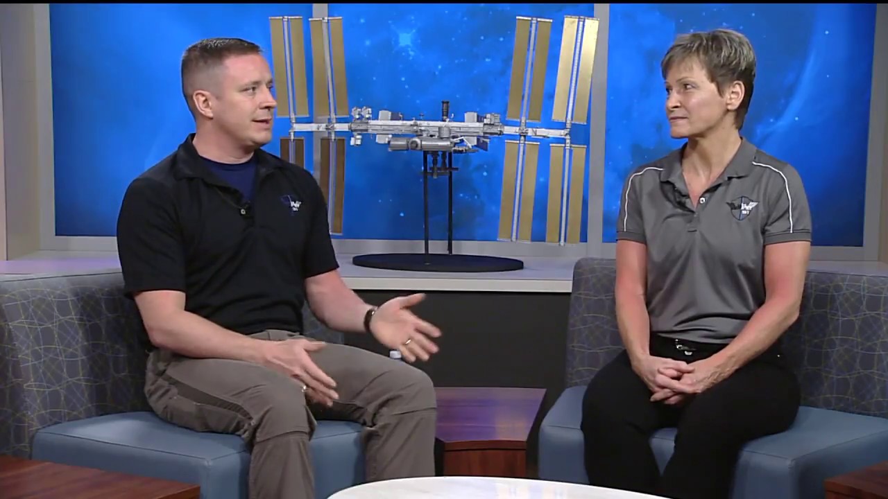 NASA Astronauts Back From Space, Talk with Media