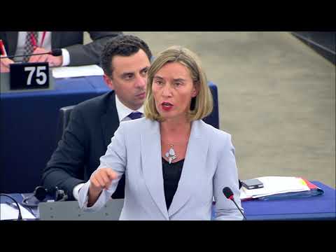 Mogherini’s speech on the situation in North Korea at the EP Plenary s…
