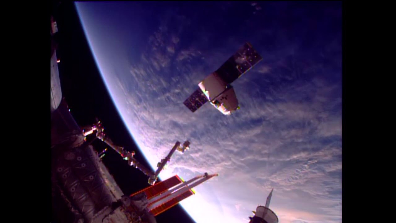 U.S. Commercial Cargo Ship Departs Space Station