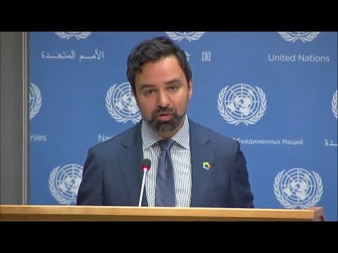 Hurricane Irma & other topics – Briefing by the GA President Spokesperson (14 September 2017)