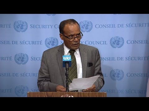 SC President (Ethiopia) on Non-proliferation / D.P.R.Korea – Media Stakeout (15 September 2017)