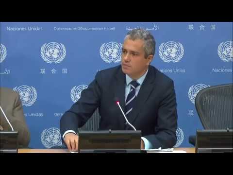 Santiago Villalpando (UNOLA) briefing on annual treaty event – Press Conference (15 September 2017)