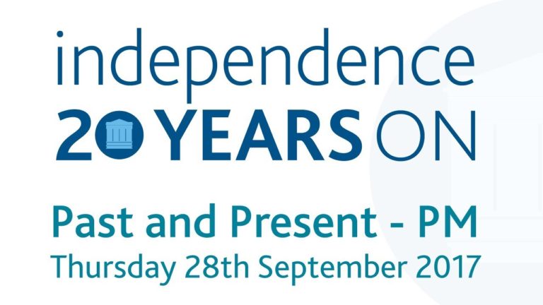 Past and Present, PM session – Independence Conference 28/09/2017
