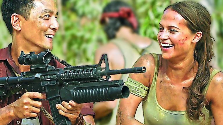 TOMB RAIDER Trailer + Bloopers ✩ Alicia Vikander, Lara Croft Movie HD