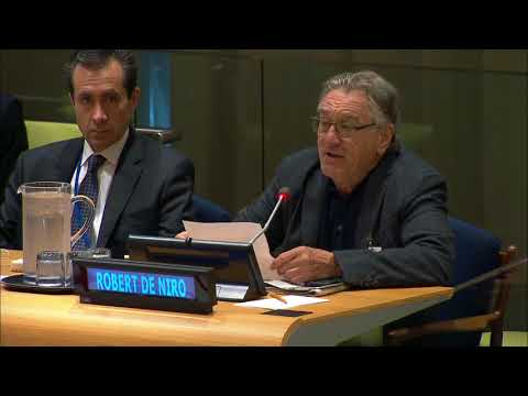 Robert De Niro remarks on Hurricane Irma – United Nations