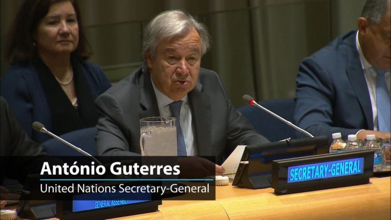 UN chief calls for continued momentum to eliminate nuclear weapons