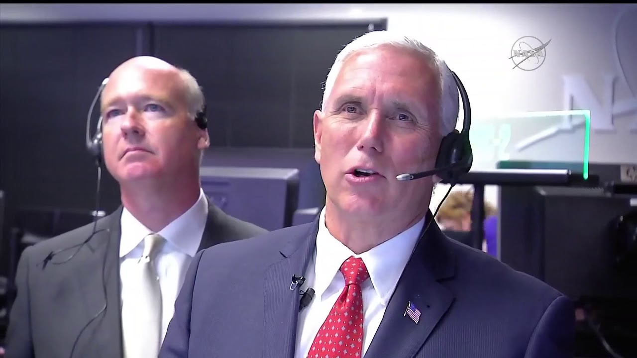 Vice President Pence Talks with Astronauts on Space Station