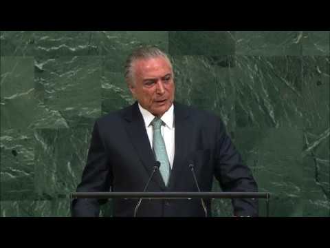 Michel Temer (Brazil) Addresses General Debate, 72nd Session