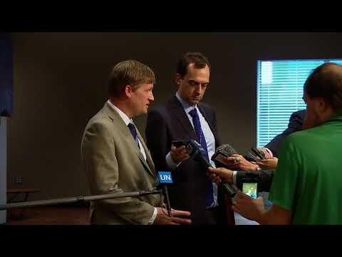 Jonathan Allen (UK) on Syria – Press encounter (27 September 2017)