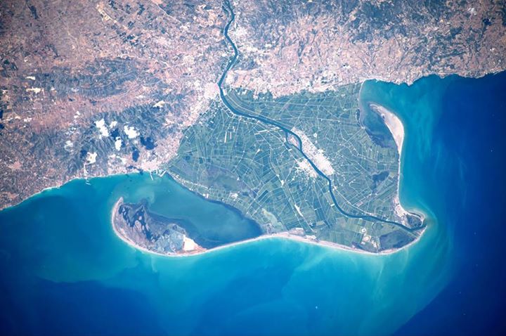 Just in from Paolo…The delta of the Ebro river… This river is an essential s…