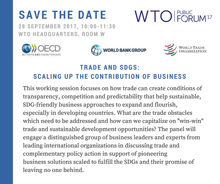 Register to learn how trade can help SDG-friendly business a…