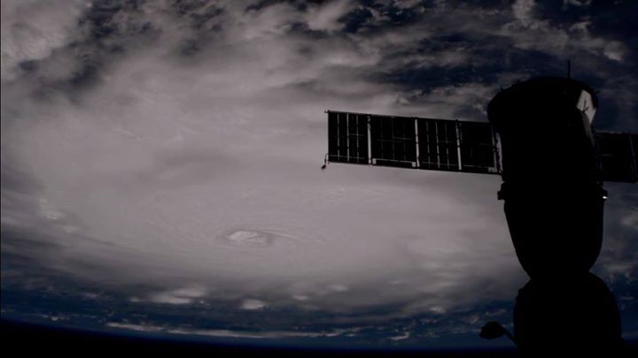 The International Space Station’s external cameras captured …