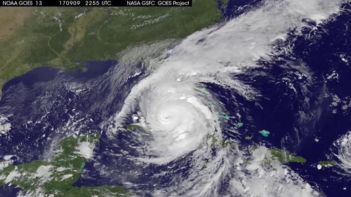 This satellite view of Hurricane  #Irma shows the storm movi…