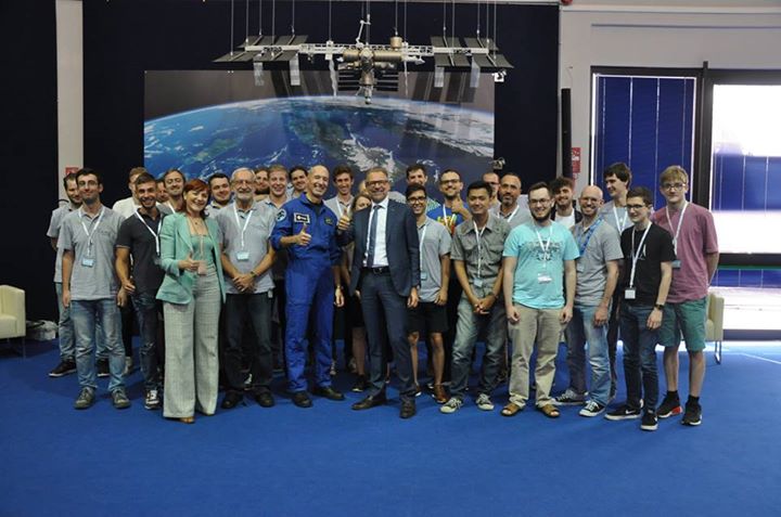 This morning, the teams taking part in the Space App Camp competition met with L…