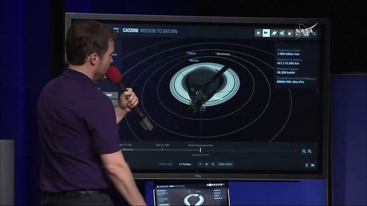 NASA’s Cassini Mission to Saturn makes its final dive into t…