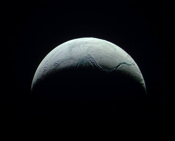 Spacecraft’s eye view…this composite of six images taken by …