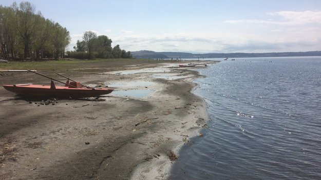Italy’s drought seen from space