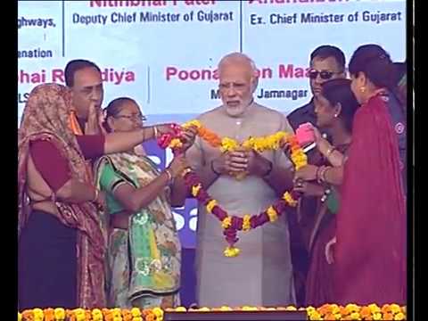 PM Modi Lays Foundation Stone of Bridge between Okha and Beyt Dwarka