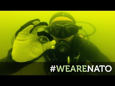 The Latvian diving for bombs – #WeAreNATO