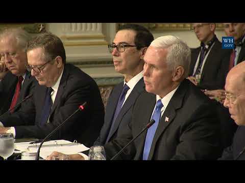 Vice President Pence Participates in a U.S.- Japan Economic Dialogue