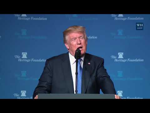 President Trump Gives Remarks to the Heritage Foundation’s President’s Club Meeting