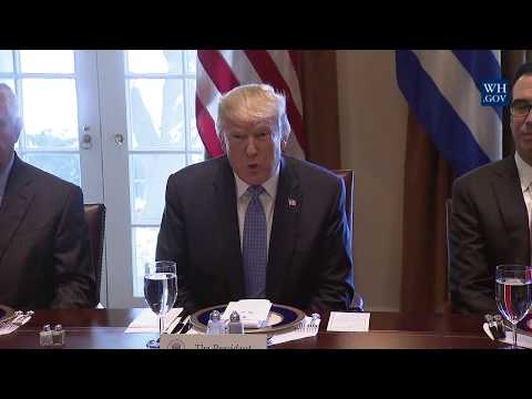 President Trump has a Working Luncheon with Prime Minister Tsipras