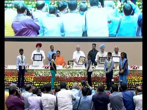 PM Modi at 3rd Anniversary of Swachh Bharat Mission