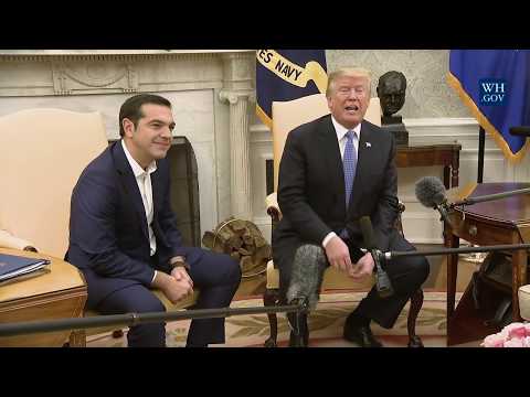 President Trump Meets with Prime Minister Tsipras