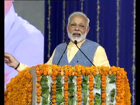 PM Modi at Public Meeting in Dahej, Gujarat