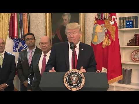 President Trump Participates in the Minority Enterprise Development Week White House Awards Ceremony