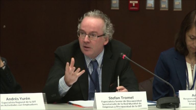 Especialista de discapacidad sobre la Red Mundial de Empresas y Discap…