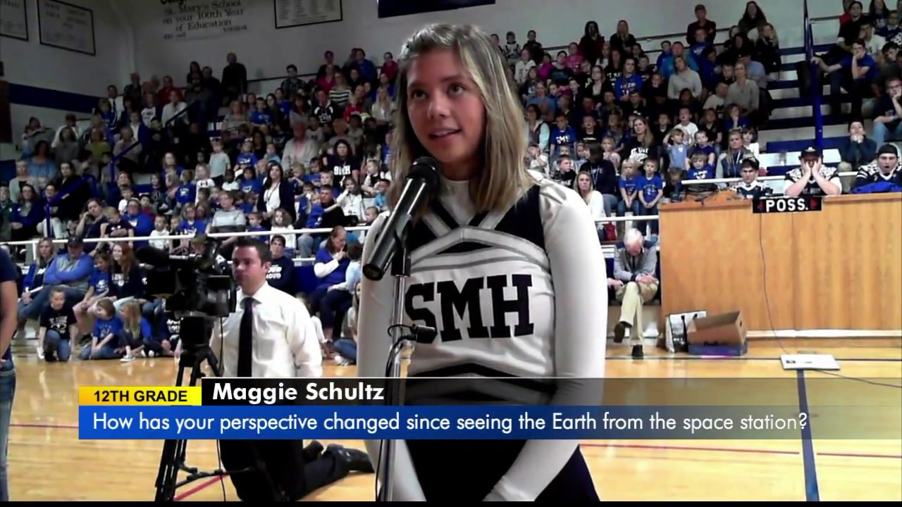 Space Station Crew Discusses Their Mission with Michigan Students